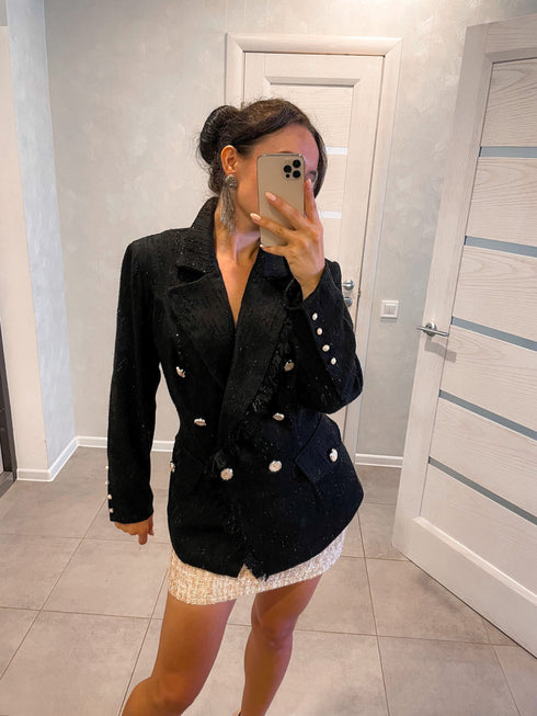 Tweed suit Women business suit